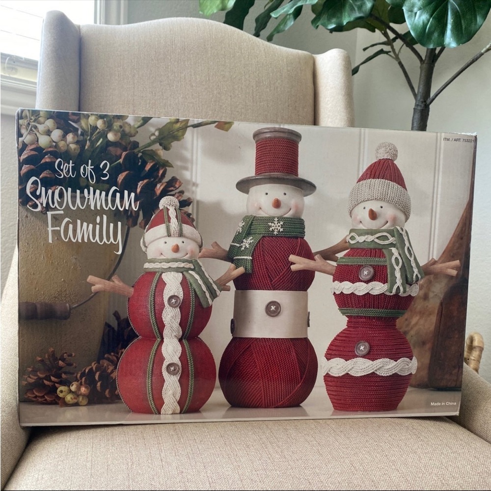 Family Snowmen | 3 Piece Set